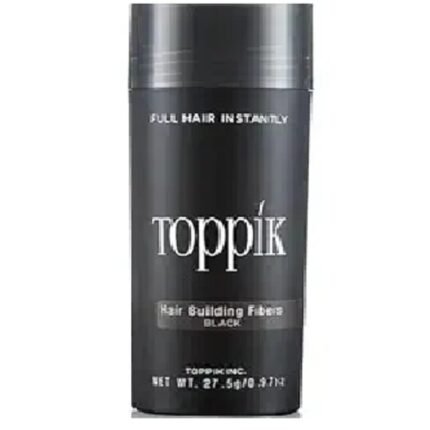 Toppik by Hyrgracee – Keratin Hair Building Fibers Instant Hair Coverage 27.5g (Black and Dark Brown)